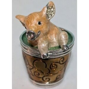 Little Piggy in a Barrel Box Keepsake 2"